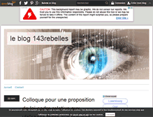 Tablet Screenshot of 143rebelles.over-blog.com
