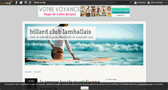 Desktop Screenshot of billardclublamballais.over-blog.com