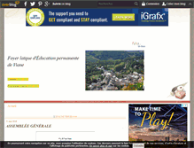 Tablet Screenshot of foyer.laique.viane-81.over-blog.fr