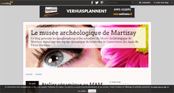 Desktop Screenshot of museemartizay.over-blog.com