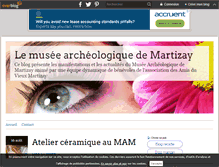 Tablet Screenshot of museemartizay.over-blog.com