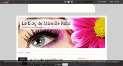 Desktop Screenshot of mireillerohr.over-blog.com
