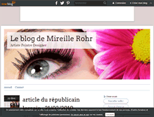 Tablet Screenshot of mireillerohr.over-blog.com