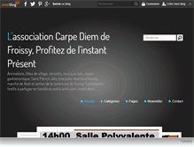 Tablet Screenshot of carpediemfroissy.over-blog.com