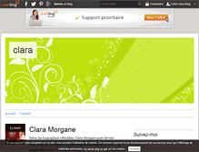 Tablet Screenshot of clara.morgane.over-blog.com