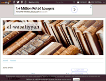 Tablet Screenshot of al-wasatiyyah.over-blog.fr