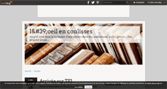 Desktop Screenshot of l-oeil-en-coulisses.over-blog.com