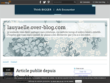 Tablet Screenshot of lauyaelle.over-blog.com