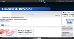 Desktop Screenshot of lhomeliedudimanche.over-blog.com