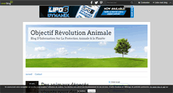 Desktop Screenshot of objectif.revolution.animale.over-blog.com