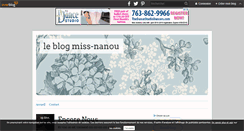 Desktop Screenshot of miss-nanou.over-blog.com