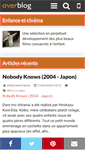 Mobile Screenshot of enfanceetcinema.over-blog.com
