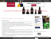 Tablet Screenshot of licenceprofessionnellevs.over-blog.com