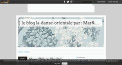 Desktop Screenshot of la-danse-orientale.over-blog.com