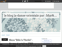 Tablet Screenshot of la-danse-orientale.over-blog.com