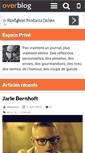 Mobile Screenshot of espace-prive.over-blog.com