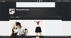 Desktop Screenshot of mangasresumes.over-blog.com