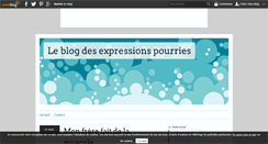 Desktop Screenshot of expressions-pourries.over-blog.com