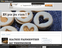 Tablet Screenshot of lesrecettesdepipouf.over-blog.fr