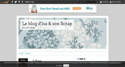 Desktop Screenshot of isa-et-son-scrap.over-blog.com