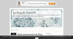 Desktop Screenshot of claire92.over-blog.com