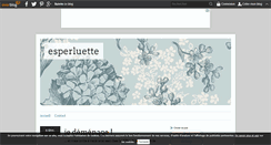 Desktop Screenshot of esperluette.over-blog.fr