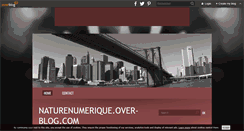 Desktop Screenshot of naturenumerique.over-blog.com