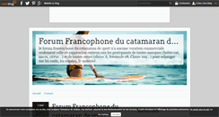 Desktop Screenshot of forum.catamaran-de-sport.over-blog.fr