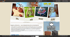 Desktop Screenshot of mavieavecbebe.over-blog.com