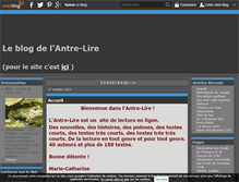 Tablet Screenshot of antrelire.over-blog.com