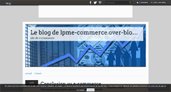 Desktop Screenshot of lpme-commerce.over-blog.com