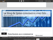 Tablet Screenshot of lpme-commerce.over-blog.com
