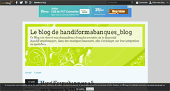 Desktop Screenshot of handiformabanques.over-blog.com