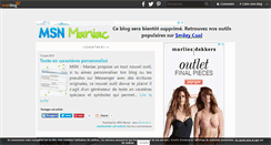 Desktop Screenshot of msn-maniac.over-blog.com