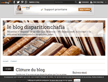 Tablet Screenshot of disparitionchafia.over-blog.com