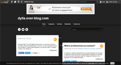 Desktop Screenshot of dylla.over-blog.com