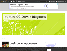Tablet Screenshot of humour2010.over-blog.com