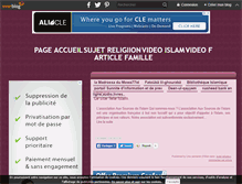 Tablet Screenshot of lesperlesmusulmanes.over-blog.com