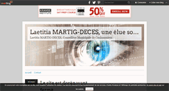 Desktop Screenshot of laetitiamartig.over-blog.fr