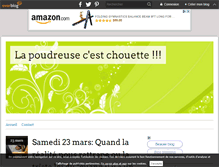 Tablet Screenshot of lapoudreusecestchouette.over-blog.com