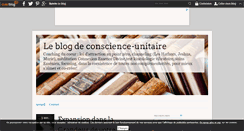 Desktop Screenshot of conscience-unitaire.over-blog.com