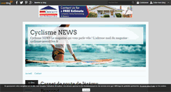 Desktop Screenshot of cyclisme-news.over-blog.fr