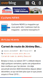 Mobile Screenshot of cyclisme-news.over-blog.fr