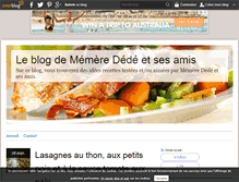 Tablet Screenshot of chez-memere-dede.over-blog.com