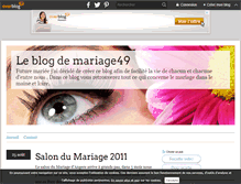 Tablet Screenshot of mariage49.over-blog.com