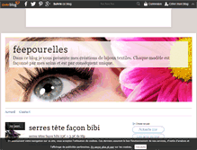 Tablet Screenshot of feepourelles.over-blog.com