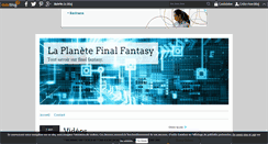 Desktop Screenshot of final-fantasy-blog.over-blog.com