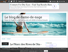 Tablet Screenshot of dame-de-nage.over-blog.com