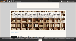 Desktop Screenshot of froissart.over-blog.fr