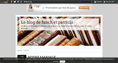 Desktop Screenshot of fanchetpatricia.over-blog.com